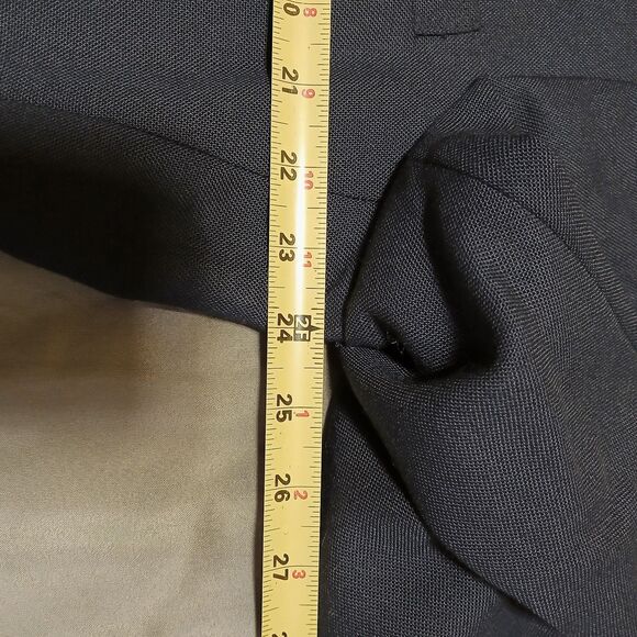 Mens 48R Navy Gold 2 Button Blazer Sport Coat Johnny Bench MVP USA Preppy Formal - Picture 12 of 15